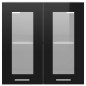 vidaXL Armario colgante cocina madera contrachapada negro 60x31x60 cm vidaXL Armario colgante cocina madera contrachapada negro 60x31x60 cm