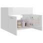 vidaXL Armario para lavabo madera contrachapada blanco 60x38,5x46 cm vidaXL Armario para lavabo madera contrachapada blanco 60x38,5x46 cm