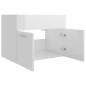 vidaXL Armario para lavabo madera contrachapada blanco 60x38,5x46 cm vidaXL Armario para lavabo madera contrachapada blanco 60x38,5x46 cm