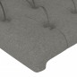 vidaXL Cabecero con LED de tela gris oscuro 83x16x118/128 cm vidaXL Cabecero con LED de tela gris oscuro 83x16x118/128 cm