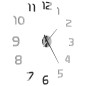 vidaXL Reloj 3D de pared con diseño moderno 100 cm XXL plateado vidaXL Reloj 3D de pared con diseño moderno 100 cm XXL plateado