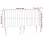 vidaXL Cabecero con LED de terciopelo gris claro 203x16x118/128 cm vidaXL Cabecero con LED de terciopelo gris claro 203x16x118/128 cm