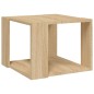vidaXL Mesa de centro madera contrachapada roble Sonoma 40x40x30 cm vidaXL Mesa de centro madera contrachapada roble Sonoma 40x40x30 cm