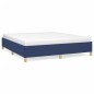 vidaXL Estructura de cama box spring tela azul 160x200 cm vidaXL Estructura de cama box spring tela azul 160x200 cm