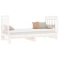 vidaXL Sofá cama extraíble madera maciza de pino blanco 2x(90x190) cm vidaXL Sofá cama extraíble madera maciza de pino blanco 2x(90x190) cm