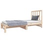 vidaXL Sofá cama extraíble madera maciza de pino 2x(90x190) cm vidaXL Sofá cama extraíble madera maciza de pino 2x(90x190) cm