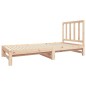 vidaXL Sofá cama extraíble madera maciza de pino 2x(90x190) cm vidaXL Sofá cama extraíble madera maciza de pino 2x(90x190) cm