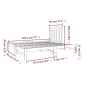vidaXL Sofá cama extraíble madera maciza de pino gris 2x(90x190) cm vidaXL Sofá cama extraíble madera maciza de pino gris 2x(90x190) cm