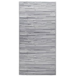 vidaXL Alfombra de exterior PP gris 160x230 cm