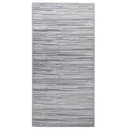 vidaXL Alfombra de exterior PP gris 160x230 cm