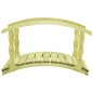 vidaXL Puente de jardín B-Stock madera de pino impregnada 170x74x105cm vidaXL Puente de jardín B-Stock madera de pino impregnada 170x74x105cm