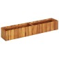 vidaXL Arriate de madera maciza de acacia 150x30x25 cm vidaXL Arriate de madera maciza de acacia 150x30x25 cm