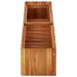 vidaXL Arriate de madera maciza de acacia 150x30x25 cm vidaXL Arriate de madera maciza de acacia 150x30x25 cm