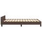vidaXL Estructura de cama cabecero cuero sintético marrón 120x200 cm vidaXL Estructura de cama cabecero cuero sintético marrón 120x200 cm