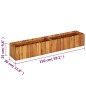 vidaXL Arriate de madera maciza de acacia 150x30x25 cm vidaXL Arriate de madera maciza de acacia 150x30x25 cm
