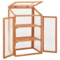 vidaXL Invernadero de madera de abeto 60x45x100 cm vidaXL Invernadero de madera de abeto 60x45x100 cm