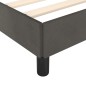 vidaXL Estructura cama con cabecero terciopelo gris oscuro 120x200 cm vidaXL Estructura cama con cabecero terciopelo gris oscuro 120x200 cm