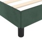 vidaXL Estructura cama con cabecero terciopelo verde oscuro 120x200 cm vidaXL Estructura cama con cabecero terciopelo verde oscuro 120x200 cm