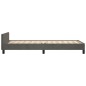 vidaXL Estructura de cama con cabecero terciopelo gris oscuro 80x200cm vidaXL Estructura de cama con cabecero terciopelo gris oscuro 80x200cm