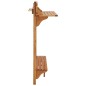 vidaXL Mesa alta de balcón de madera de acacia maciza 90x37x122,5 cm vidaXL Mesa alta de balcón de madera de acacia maciza 90x37x122,5 cm