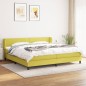 vidaXL Cama box spring con colchón tela verde 200x200 cm vidaXL Cama box spring con colchón tela verde 200x200 cm