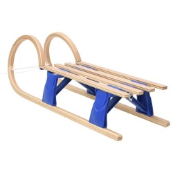 vidaXL Trineo plegable de madera contrachapada 110 cm