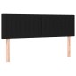 vidaXL Cama box spring con colchón tela negro 140x200 cm vidaXL Cama box spring con colchón tela negro 140x200 cm