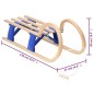 vidaXL Trineo plegable de madera contrachapada 110 cm vidaXL Trineo plegable de madera contrachapada 110 cm