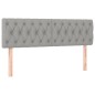 vidaXL Cama box spring con colchón tela gris claro 140x200 cm vidaXL Cama box spring con colchón tela gris claro 140x200 cm