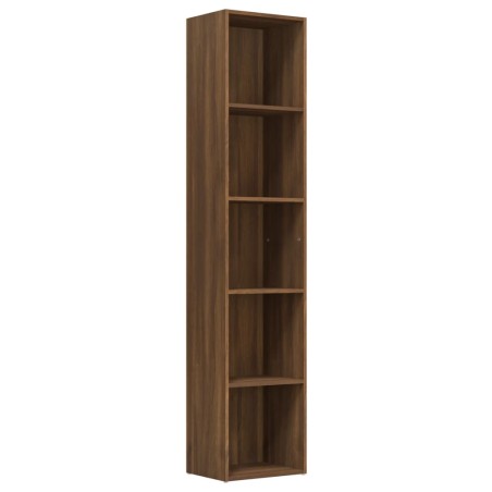 vidaXL Estantería madera contrachapada roble marrón 40x30x189 cm