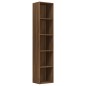 vidaXL Estantería madera contrachapada roble marrón 40x30x189 cm vidaXL Estantería madera contrachapada roble marrón 40x30x189 cm
