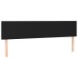 vidaXL Cama box spring con colchón tela negro 200x200 cm