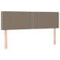 vidaXL Cama box spring con colchón tela gris taupe 140x200 cm vidaXL Cama box spring con colchón tela gris taupe 140x200 cm