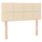 vidaXL Cama box spring con colchón tela color crema 80x200 cm vidaXL Cama box spring con colchón tela color crema 80x200 cm