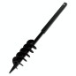 Taladro Negro De Tierra De Acero Con Mango 100 mm Espiral Doble Taladro Negro De Tierra De Acero Con Mango 100 mm Espiral Doble