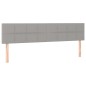vidaXL Cama box spring con colchón tela gris claro 160x200 cm vidaXL Cama box spring con colchón tela gris claro 160x200 cm