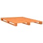 vidaXL Estructura cama de palets madera maciza pino marrón 140x200 cm vidaXL Estructura cama de palets madera maciza pino marrón 140x200 cm