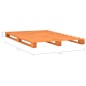 vidaXL Estructura cama de palets madera maciza pino marrón 140x200 cm vidaXL Estructura cama de palets madera maciza pino marrón 140x200 cm