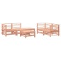 vidaXL Juego de muebles de jardín 6 pzas madera maciza abeto Douglas vidaXL Juego de muebles de jardín 6 pzas madera maciza abeto Douglas