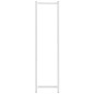 vidaXL Toallero de acero blanco 25x20x95 cm vidaXL Toallero de acero blanco 25x20x95 cm