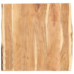 vidaXL Superficie de mesa de madera maciza de acacia 58x(50-60)x3,8 cm