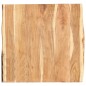 vidaXL Superficie de mesa de madera maciza de acacia 58x(50-60)x3,8 cm vidaXL Superficie de mesa de madera maciza de acacia 58x(50-60)x3,8 cm