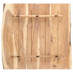 vidaXL Superficie de mesa de madera maciza de acacia 58x(50-60)x3,8 cm