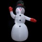 vidaXL Muñeco de nieve inflable de Navidad con LED IP44 600 cm XXL vidaXL Muñeco de nieve inflable de Navidad con LED IP44 600 cm XXL