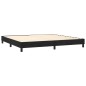 vidaXL Cama box spring con colchón terciopelo negro 200x200 cm vidaXL Cama box spring con colchón terciopelo negro 200x200 cm