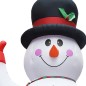 vidaXL Muñeco de nieve inflable de Navidad con LED IP44 600 cm XXL vidaXL Muñeco de nieve inflable de Navidad con LED IP44 600 cm XXL