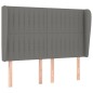 vidaXL Cama box spring con colchón tela gris oscuro 140x200 cm vidaXL Cama box spring con colchón tela gris oscuro 140x200 cm
