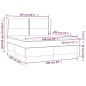 vidaXL Cama box spring con colchón tela gris oscuro 160x200 cm vidaXL Cama box spring con colchón tela gris oscuro 160x200 cm