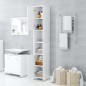 vidaXL Armario de baño madera contrachapada blanco 30x30x183,5 cm vidaXL Armario de baño madera contrachapada blanco 30x30x183,5 cm