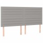 vidaXL Cama box spring con colchón tela gris claro 200x200 cm vidaXL Cama box spring con colchón tela gris claro 200x200 cm